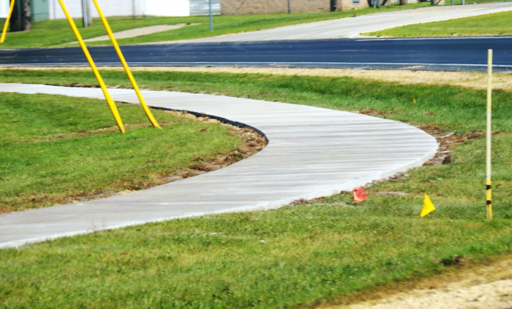 279th Engineer Utilities Detachment puts finishing touches on 2025 sidewalk troop project at Fort McCoy