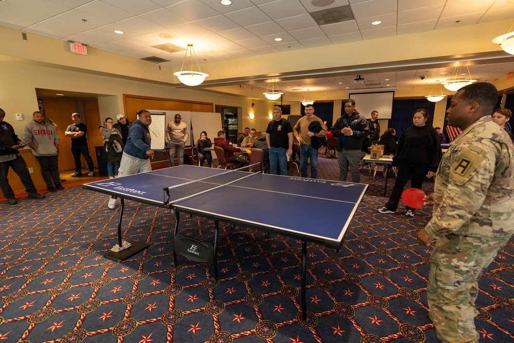 Soldiers Participate in Games During Cabin Fever 2025
