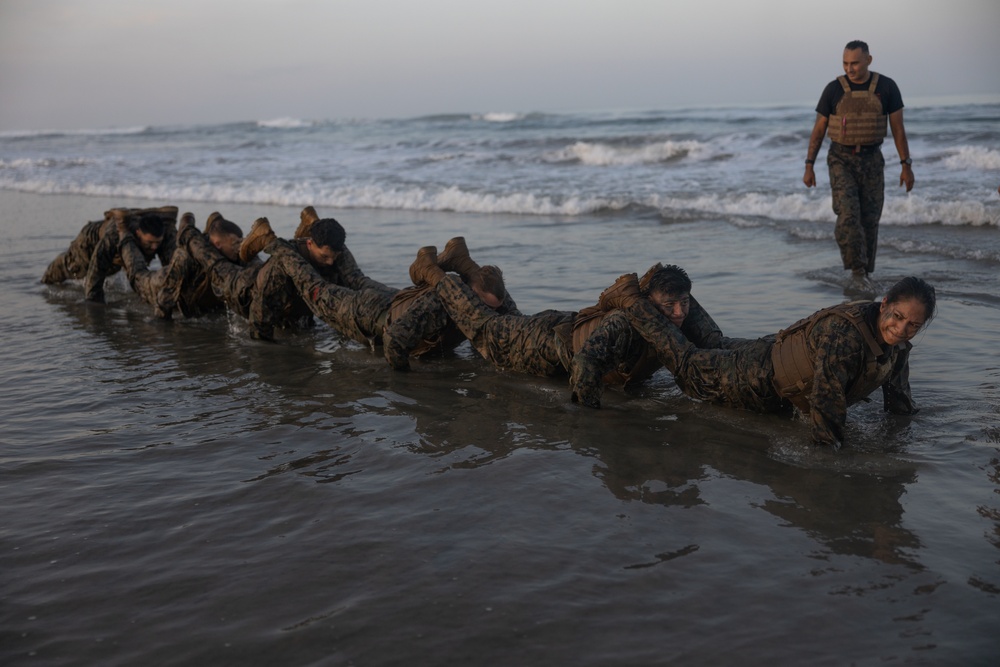 Marines with Martial Arts Instructor Course 106-25 participate in culminating event