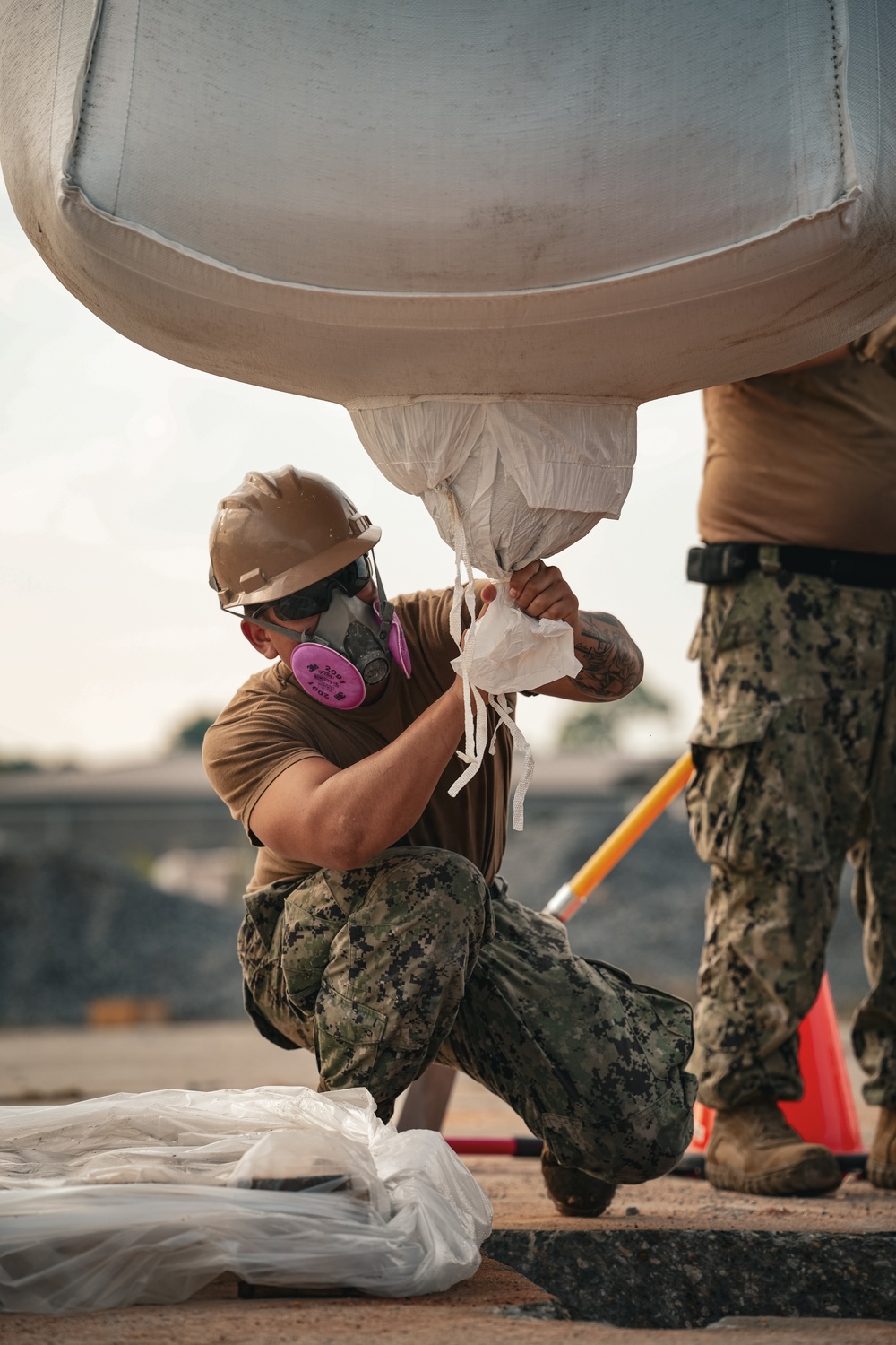 NMCB 11 Conducts Airfield Damage Repair Assessment