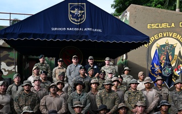 U.S. Marines and Panamanian security members graduate from first Combined Jungle Orientation  Course