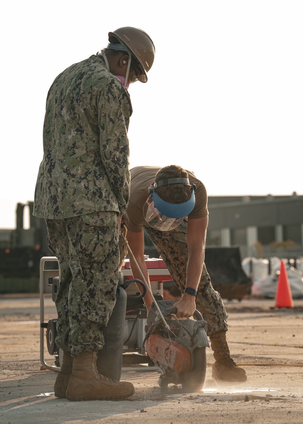 NMCB 11 Conducts Airfield Damage Repair Assessment
