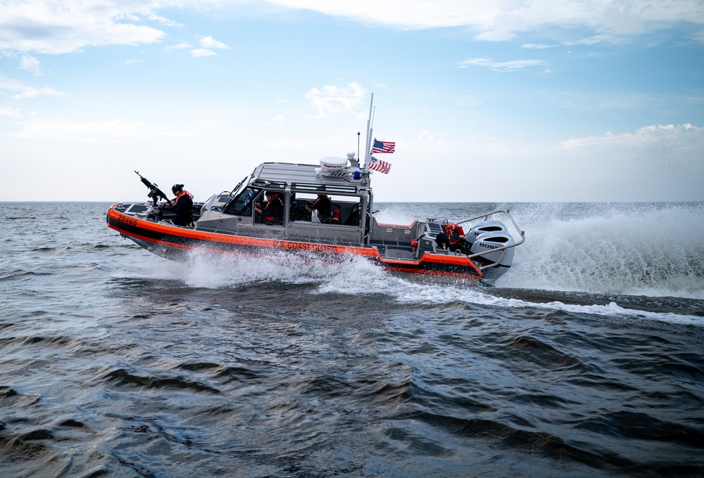 U.S. Coast Guard Station Annapolis conducts vessel escort