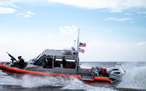 U.S. Coast Guard Station Annapolis conducts vessel escort