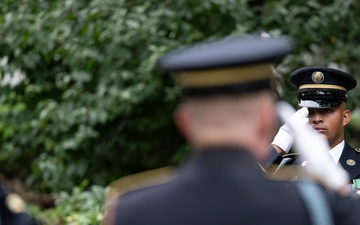 Full Military Funeral Honors with Escort are Conducted for U.S. Army Maj. Jan Nilsson in Section 30
