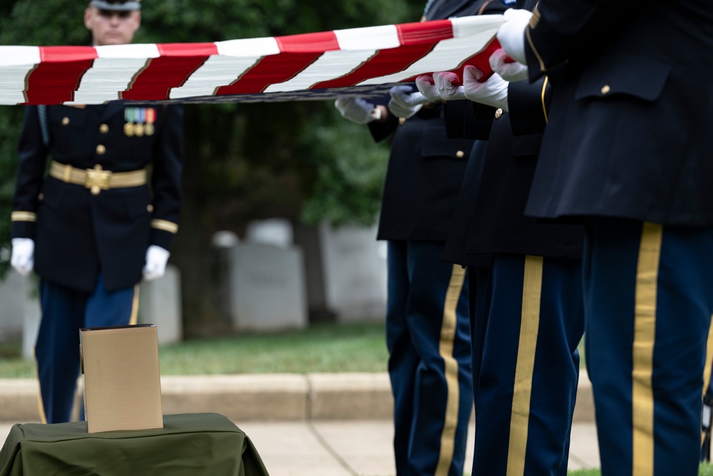 Full Military Funeral Honors with Escort are Conducted for U.S. Army Maj. Jan Nilsson in Section 30