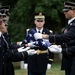 Full Military Funeral Honors with Escort are Conducted for U.S. Army Maj. Jan Nilsson in Section 30