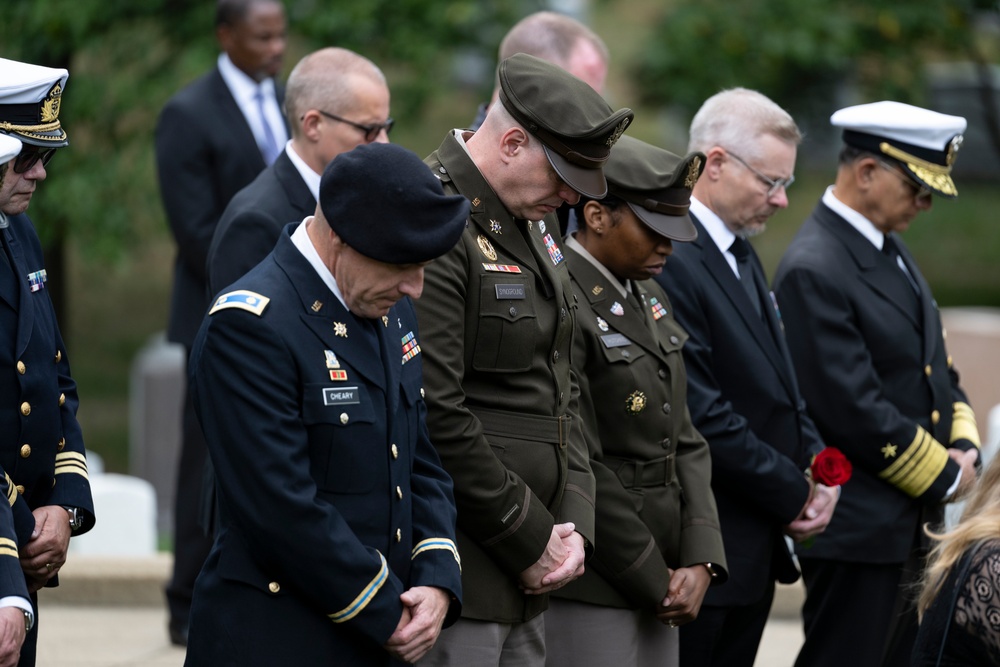 Full Military Funeral Honors with Escort are Conducted for U.S. Army Maj. Jan Nilsson in Section 30