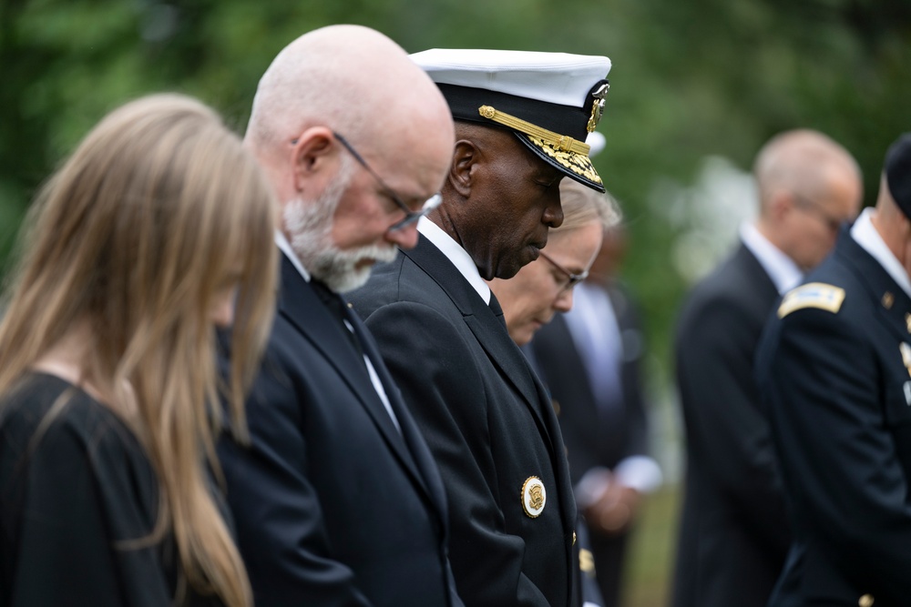 Full Military Funeral Honors with Escort are Conducted for U.S. Army Maj. Jan Nilsson in Section 30