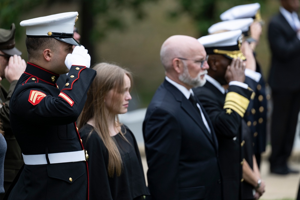 Full Military Funeral Honors with Escort are Conducted for U.S. Army Maj. Jan Nilsson in Section 30