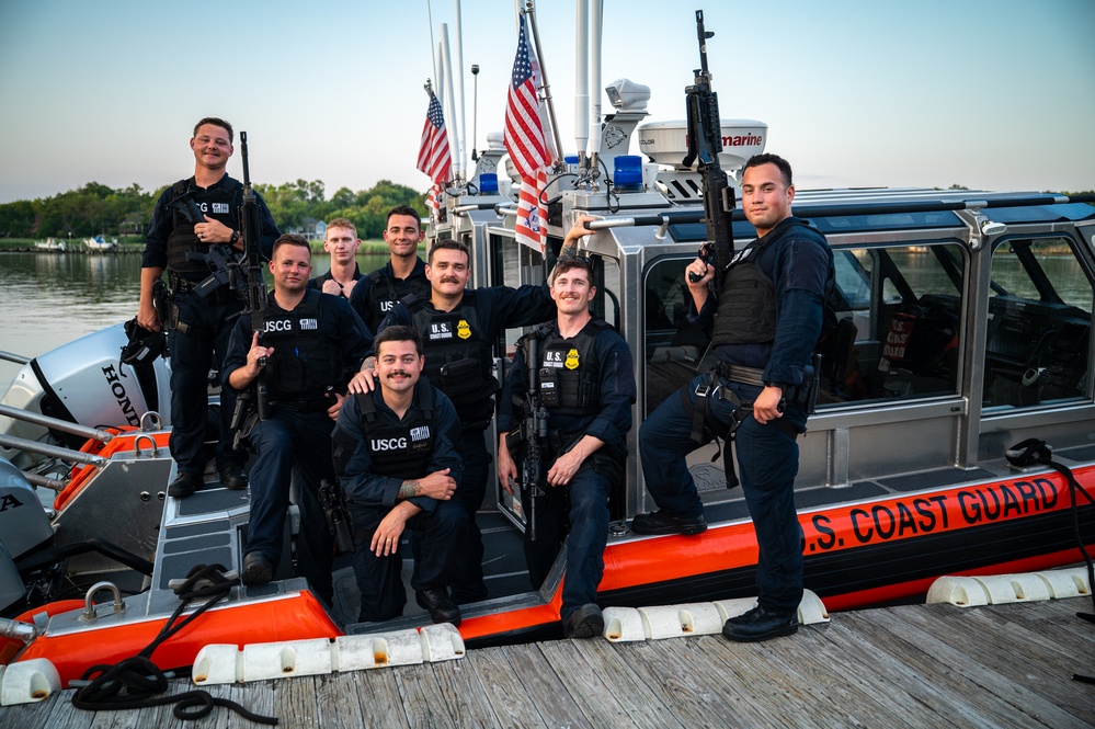 U.S. Coast Guard Station Annapolis conducts vessel escort