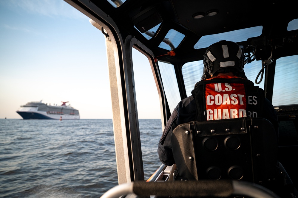 U.S. Coast Guard Station Annapolis conducts vessel escort