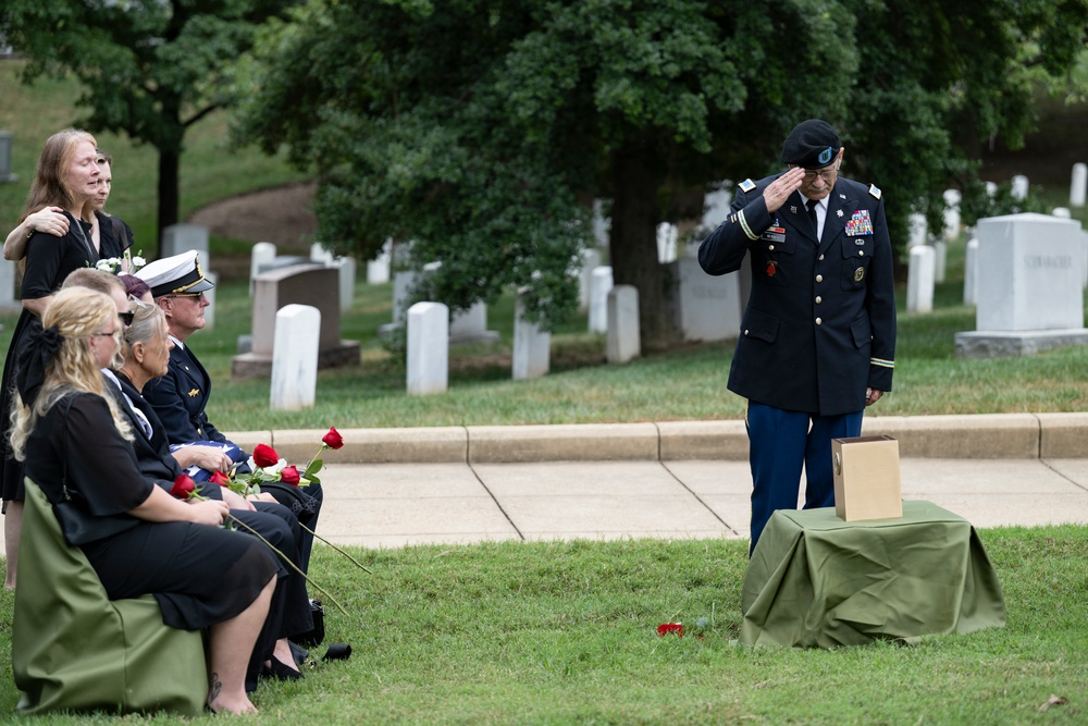 Full Military Funeral Honors with Escort are Conducted for U.S. Army Maj. Jan Nilsson in Section 30