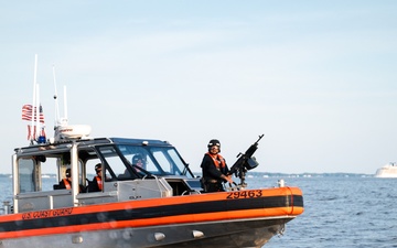 U.S. Coast Guard Station Annapolis conducts vessel escort