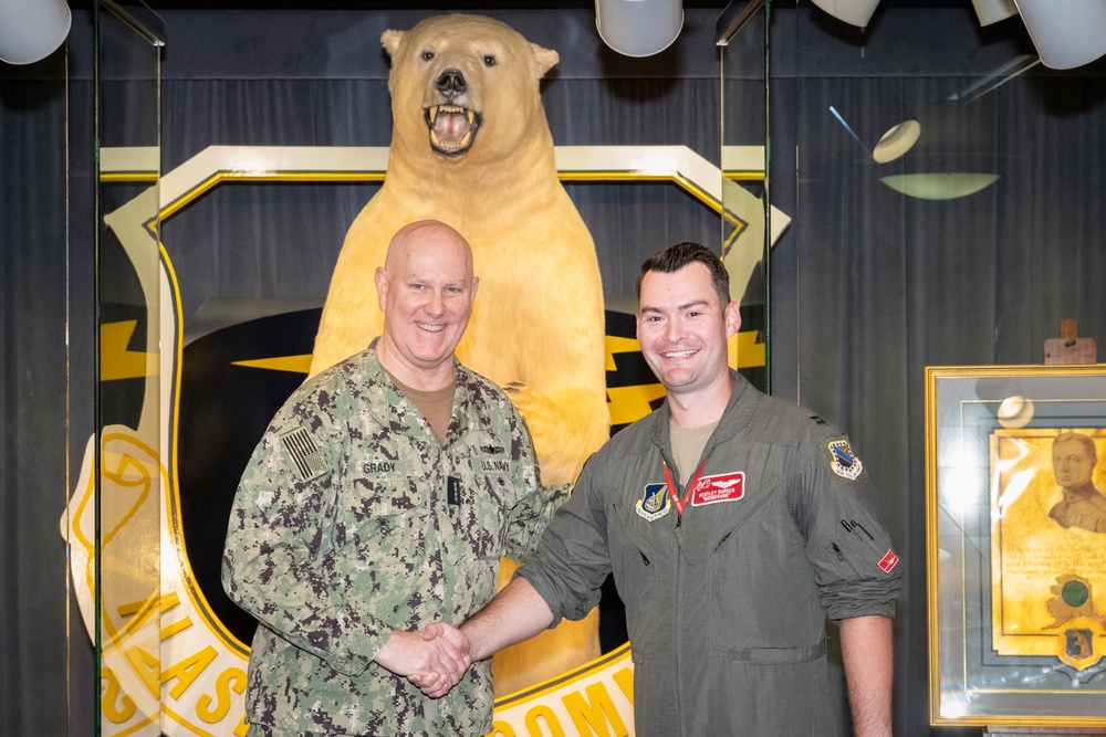 Vice Chairman of the Joint Chiefs of Staff coins JBER Airmen