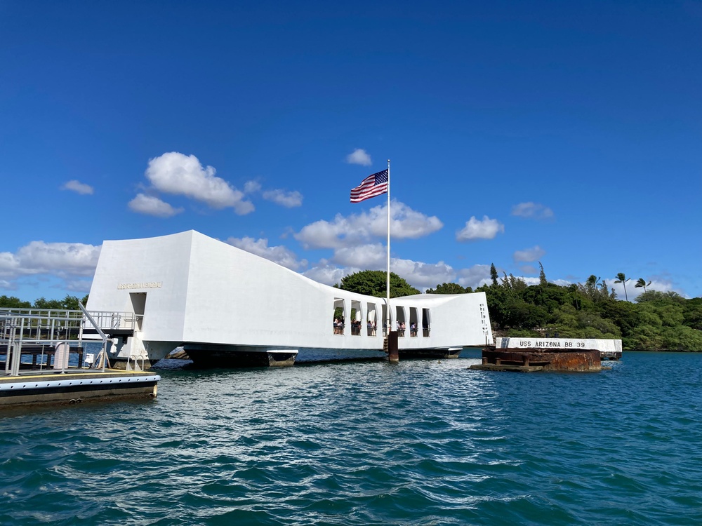 Naval History and Heritage Command visit the USS Arizona Memorial