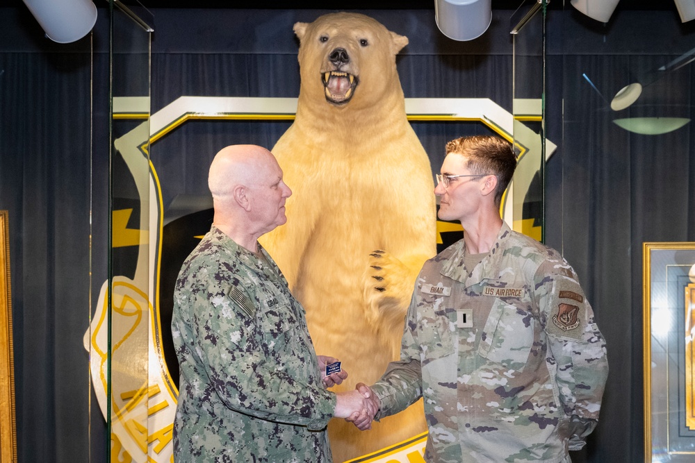 Vice Chairman of the Joint Chiefs of Staff coins JBER Airmen