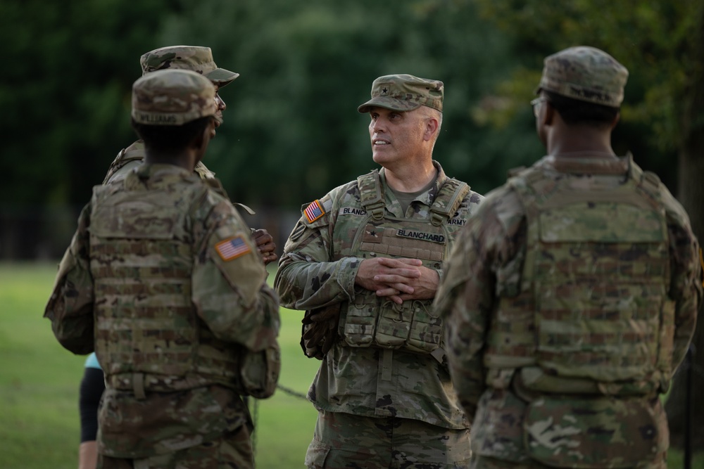 JTF-D.C. National Guard Commanding General, and Soldier Enlisted Leader Visit D.C. Safe and Beautiful Task Force