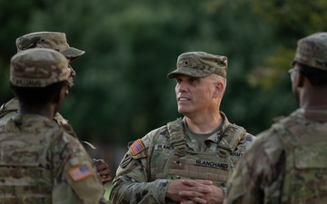 JTF-D.C. National Guard Commanding General, and Soldier Enlisted Leader Visit D.C. Safe and Beautiful Task Force