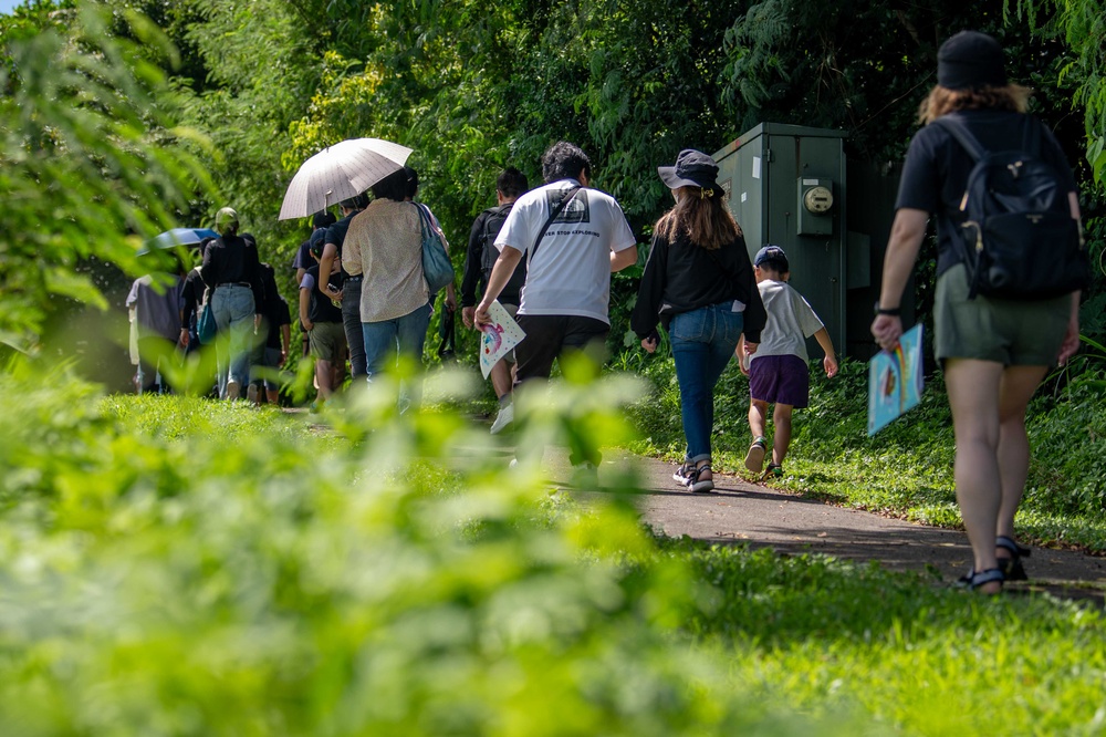 Local residents tour Kadena’s historical sites