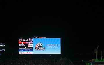 1st Helicopter Squadron flyover opens D.C. United vs. Inter Miami match