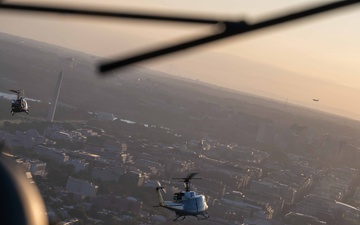 1st Helicopter Squadron flyover opens D.C. United vs. Inter Miami match