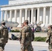 Command Sgt. Maj. Kendrick visits soldiers in D.C.