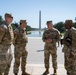 Command Sgt. Maj. Kendrick visits soldiers in D.C.