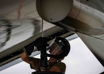 Airmen perform fuels maintenance during Northern Edge 25