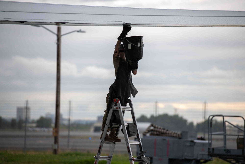 Airmen perform fuels maintenance during Northern Edge 25