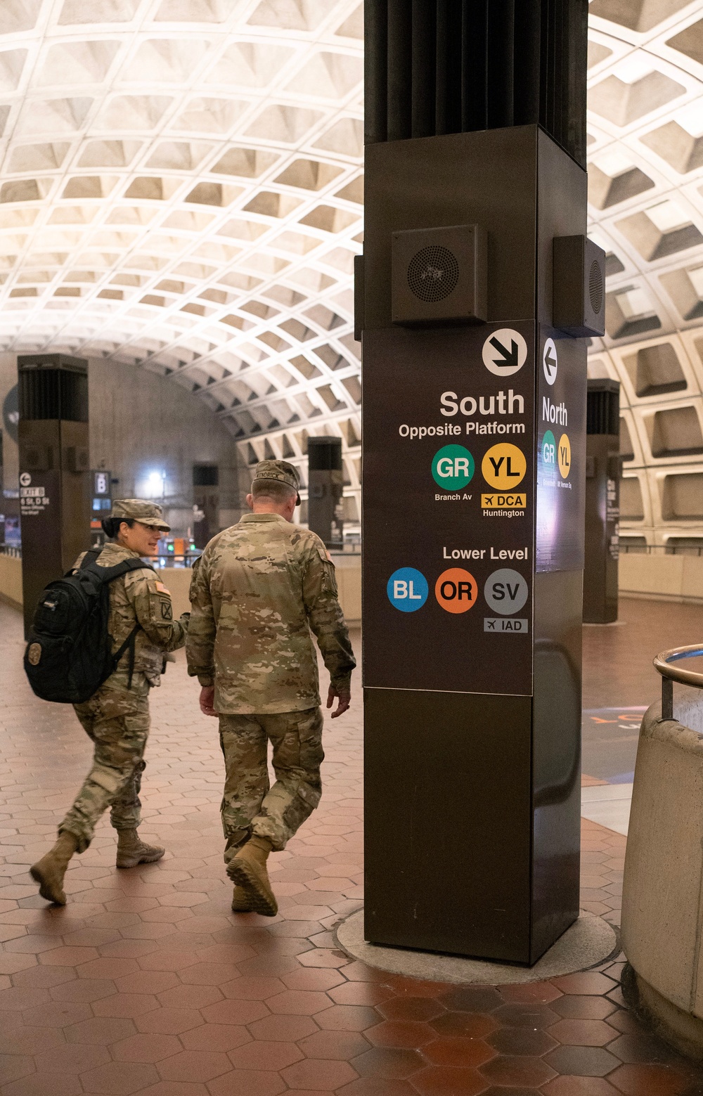 Command Sgt. Maj. Kendrick visits soldiers in D.C.