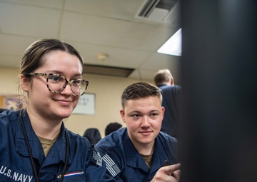 Reagan Sailors Conduct Daily Operations