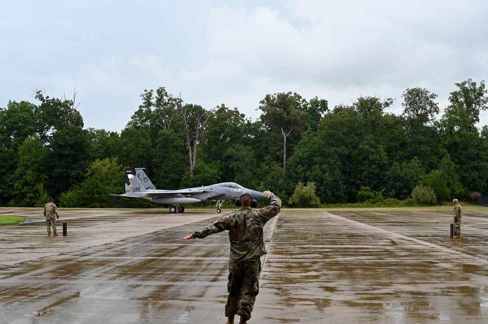 Kingsley Field F-15C Eagle A/C 114 Enshrined at Smithsonian
