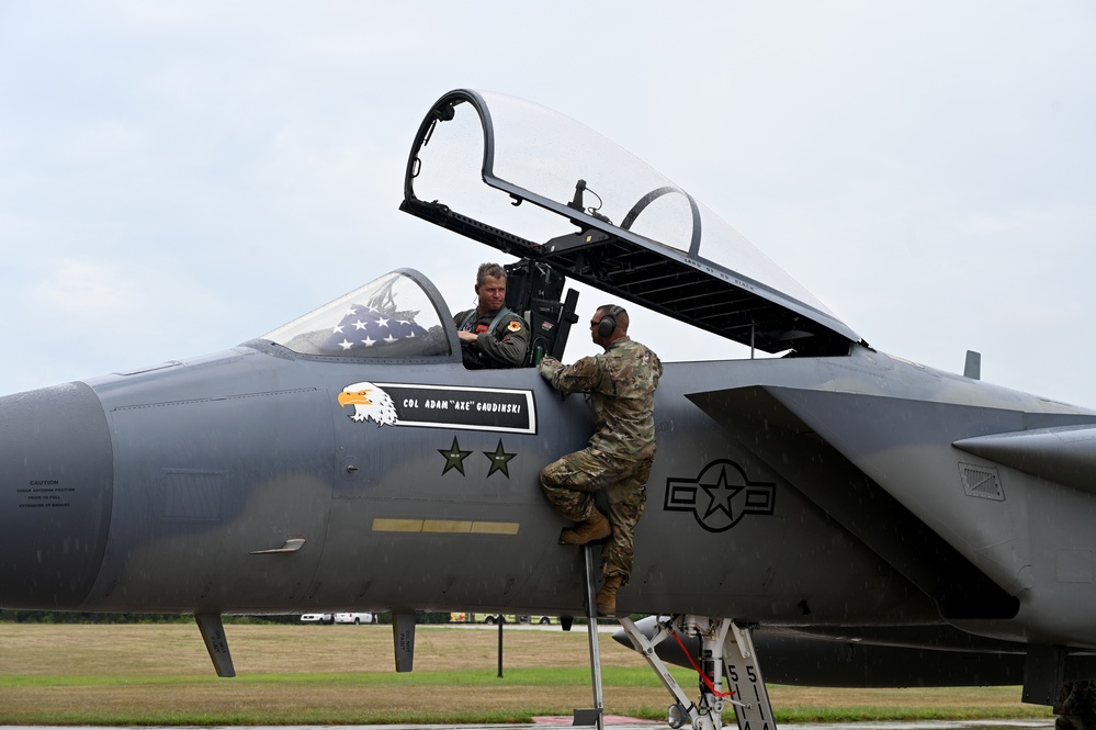 Kingsley Field F-15C Eagle A/C 114 Enshrined at Smithsonian