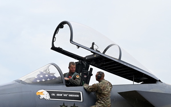 Kingsley Field F-15C Eagle A/C 114 Enshrined at Smithsonian