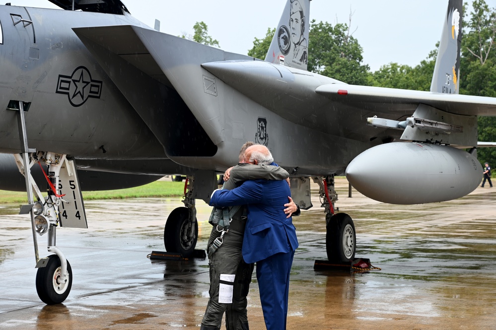 Kingsley Field F-15C Eagle A/C 114 Enshrined at Smithsonian