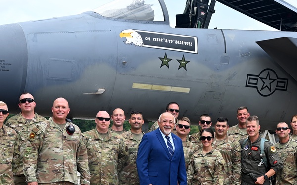 Kingsley Field F-15C Eagle A/C 114 Enshrined at Smithsonian