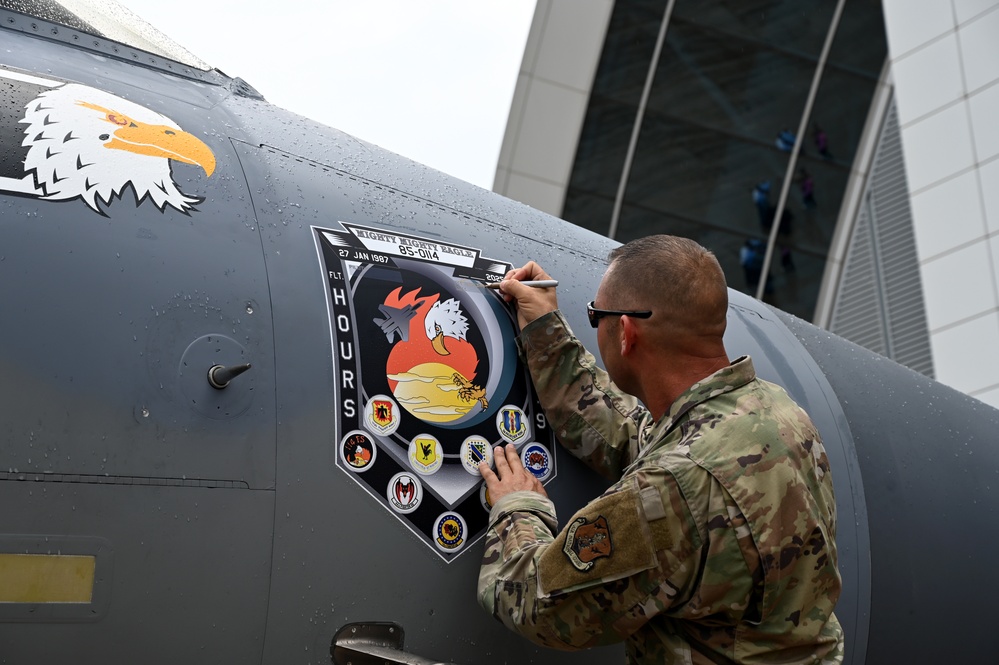 Kingsley Field F-15C Eagle A/C 114 Enshrined at Smithsonian