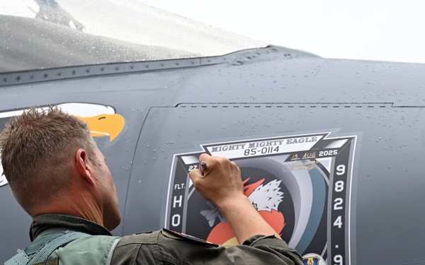 Kingsley Field F-15C Eagle A/C 114 Enshrined at Smithsonian