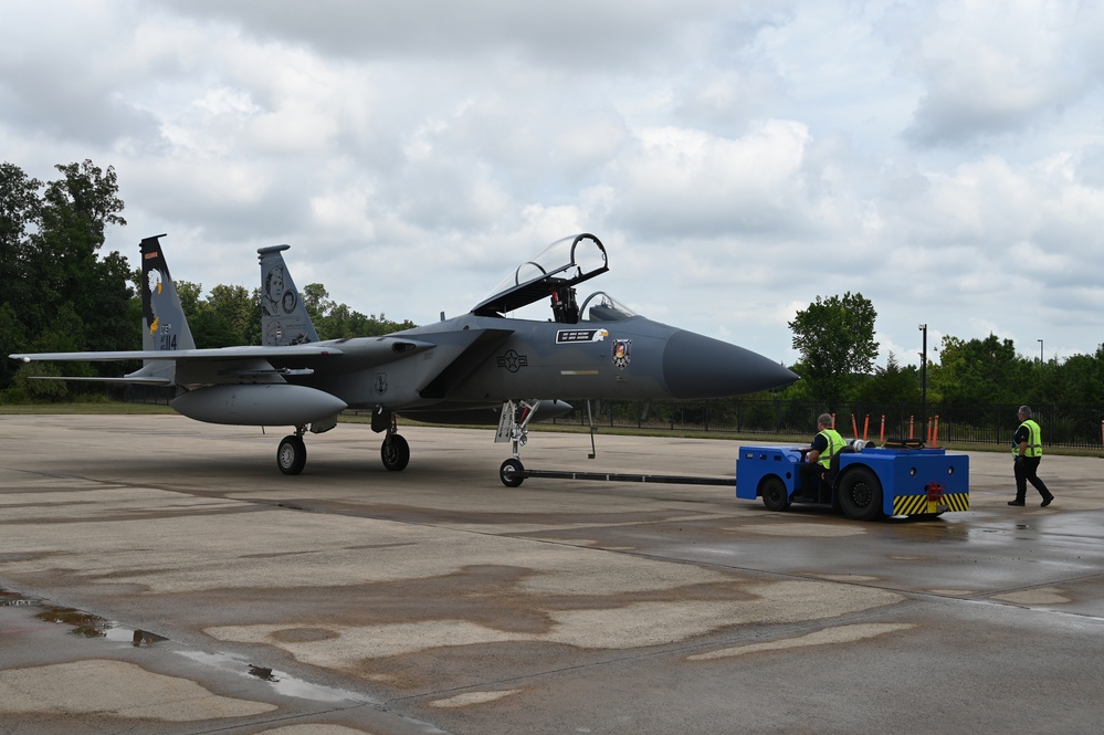 Kingsley Field F-15C Eagle A/C 114 Enshrined at Smithsonian