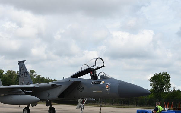 Kingsley Field F-15C Eagle A/C 114 Enshrined at Smithsonian