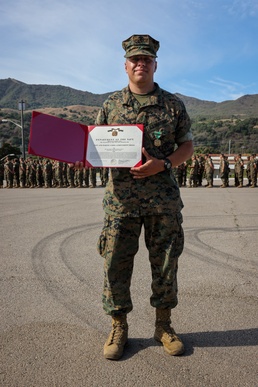 Marine Awarded NAM After Saving Motorist’s Life on I-8