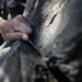 V35 and V11 Marines conduct mock lead climbing during Assault Climbers Course