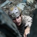 V35 and V11 Marines conduct mock lead climbing during Assault Climbers Course