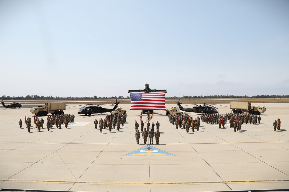 79th Theater Sustainment Command change of command ceremony