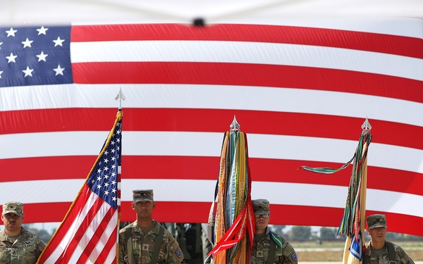 79th Theater Sustainment Command change of command ceremony