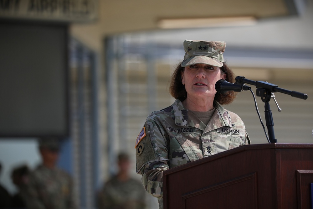 79th Theater Sustainment Command change of command ceremony