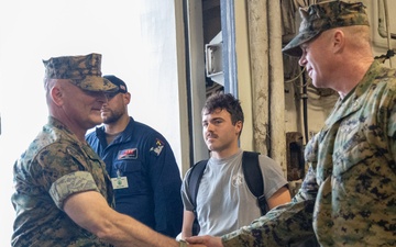 22nd MEU (SOC) | Brigadier Gen. Armas Visits IWOARG-22MEU(SOC)