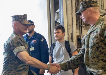 22nd MEU (SOC) | Brigadier Gen. Armas Visits IWOARG-22MEU(SOC)