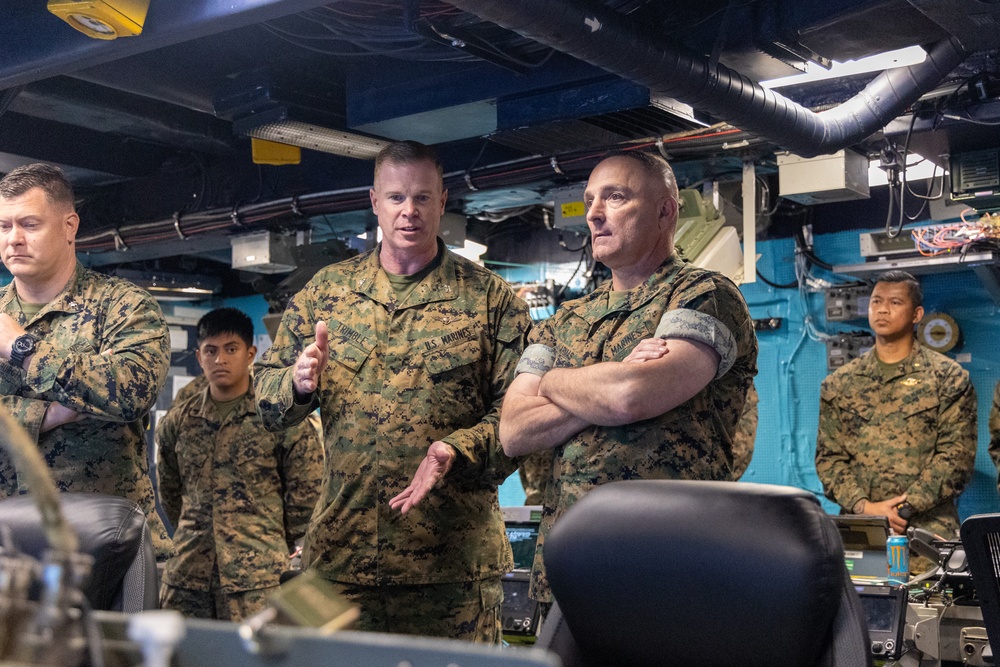 22nd MEU (SOC) | Brigadier Gen. Armas Visits IWOARG-22MEU(SOC)